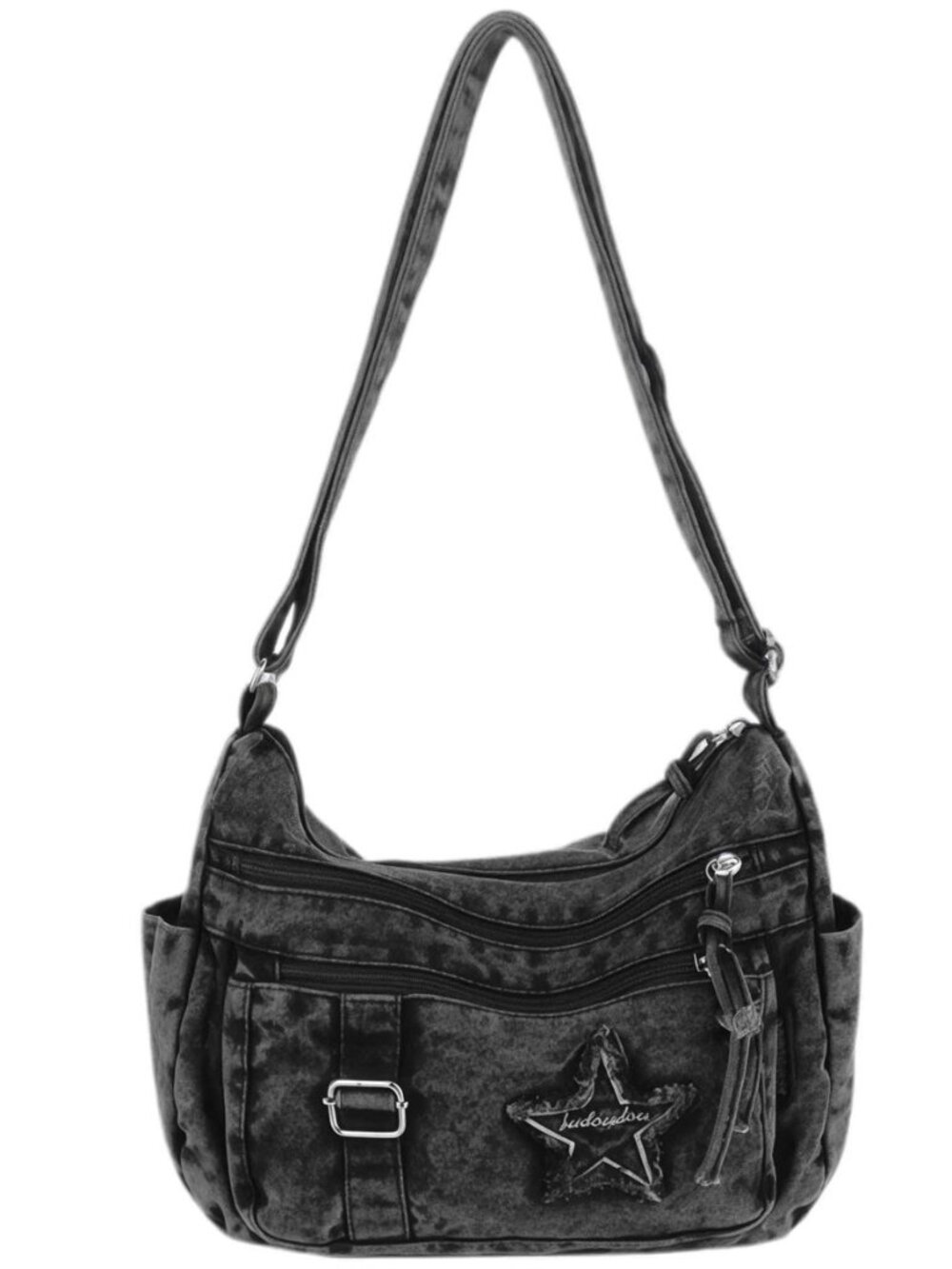 Denim Crossbody Bag,Cute Y2k Crossbody Purse,Jean Vintage Grunge Bag,Multi
